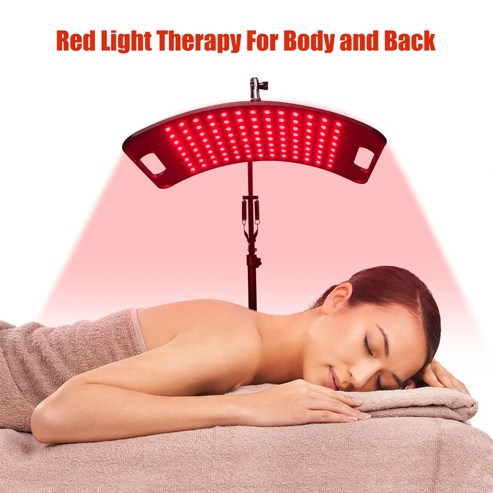 Red Light Therapy Panel With Stand And Timer 660nm 850nm