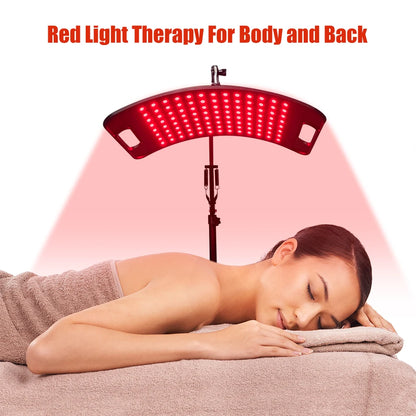 Red Light Therapy Panel With Stand And Timer 660nm 850nm