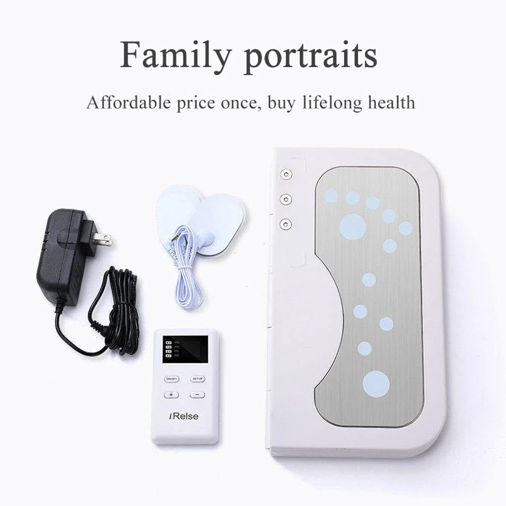 EMS Foot Massager for Circulation | TENS Electric Foot Pain Relief System with Heat & Muscle Stimulation