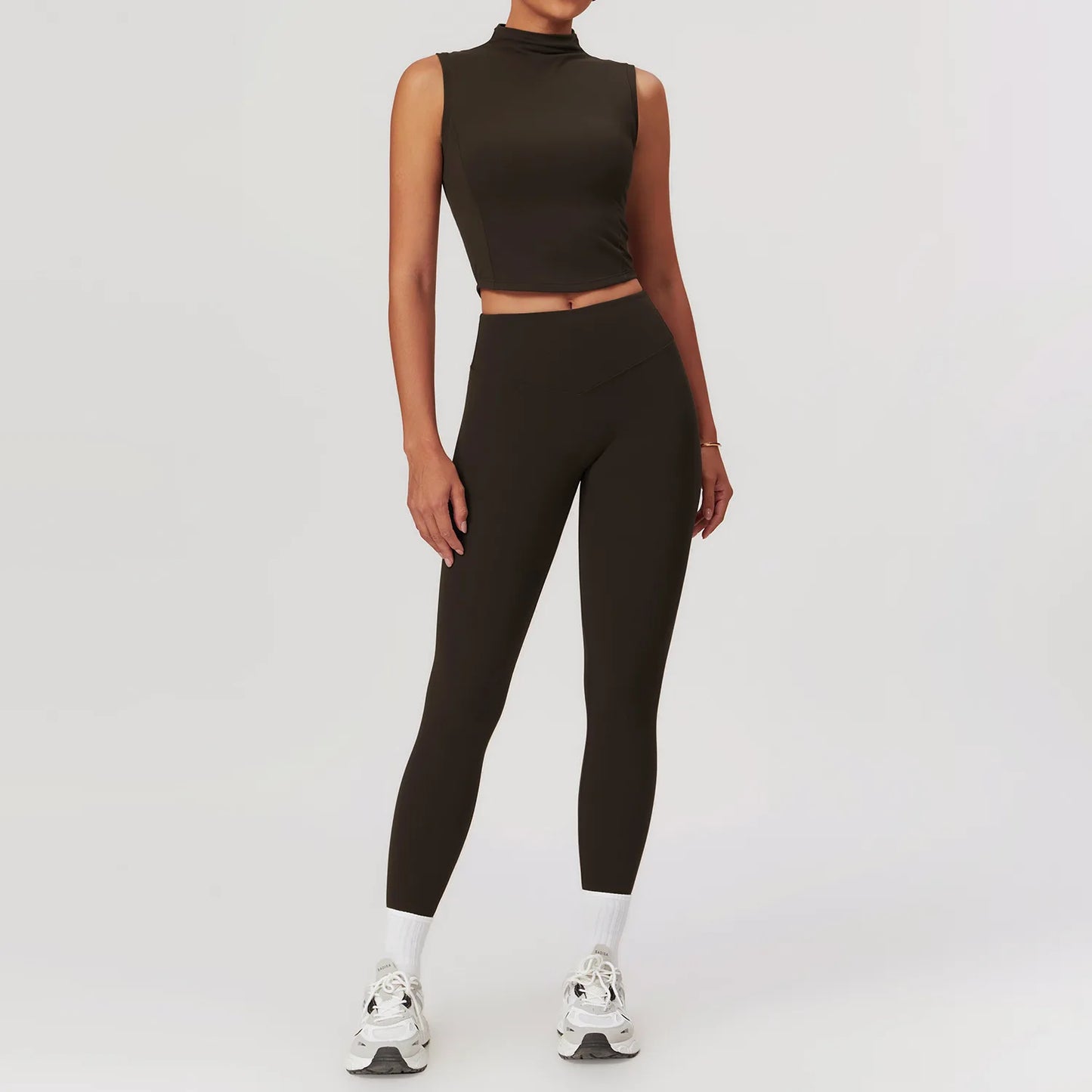 Yoga Set for Women | 2-Piece Sports Bra and High Waisted Leggings Workout Outfit with Quick-Dry Stretch Fabric