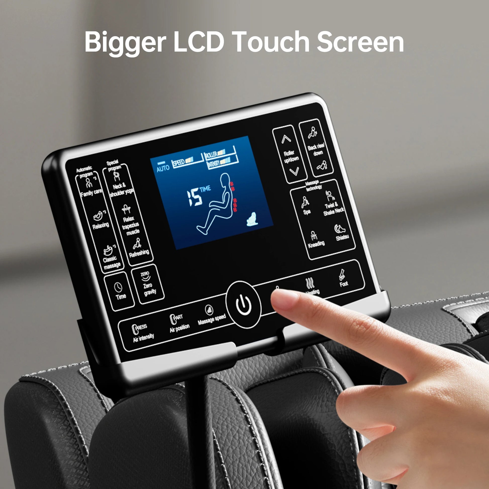 Full Body Massage Chair MC-612 | 18-Ball Bionic System, 24 Airbags, Dual Zero Gravity, Heating & Bluetooth Audio