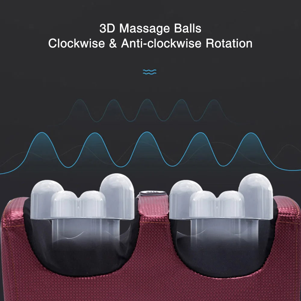 Shiatsu Foot Massager Machine with Heat | Foot Pain Relief & Circulation System with 12 Massage Nodes & Deep Kneading