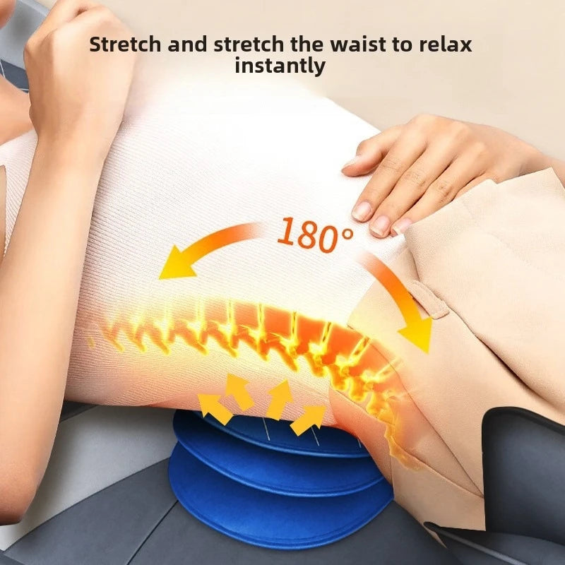 Full Body Massage Mat with Heat & Air Compression | Neck, Back, Lumbar Traction Massager Mattress with Vibration & Remote