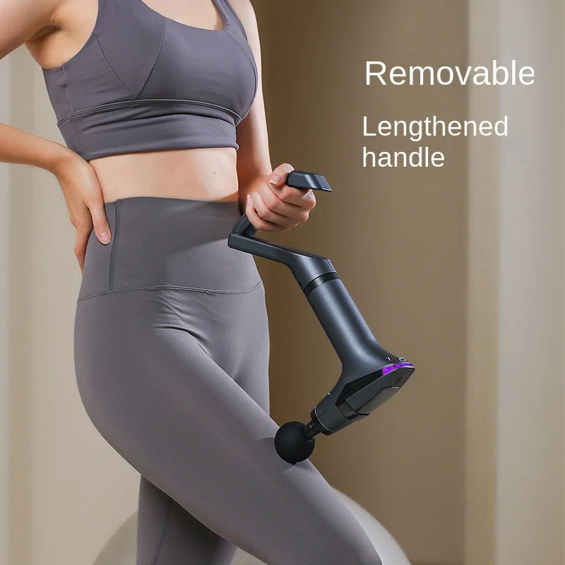 Deep Tissue Massage Gun with Long Handle for Full Body