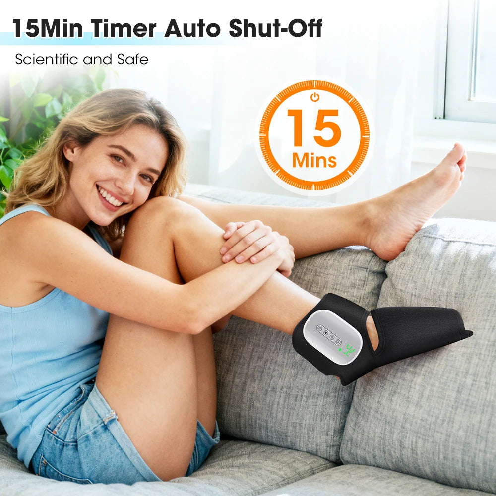 EMS Foot Massager Machine | TENS Foot Circulation Stimulator Pad, Adjustable Intensity