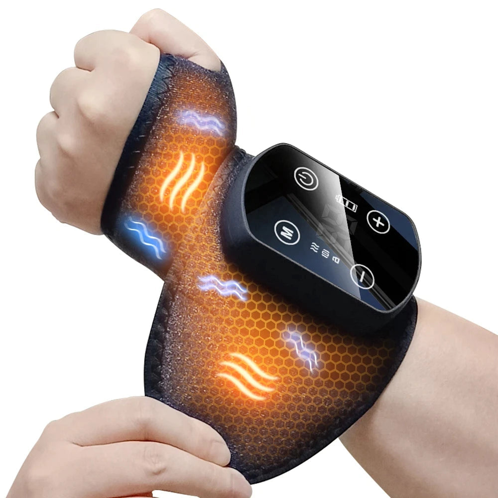 Wireless Heated Wrist Massager – Adjustable Heat & Vibration