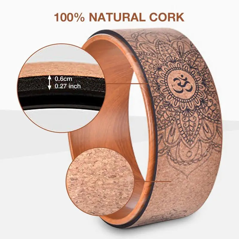 Cork Yoga Wheel