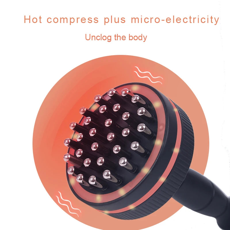 Electric Gua Sha Body Massager – Heating Microcurrent Brush