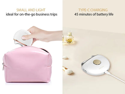 Electric Gua Sha Massager with 3-Colour LED, EMS Microcurrent & Hot/Cold Therapy – Portable Face-Lifting Tool