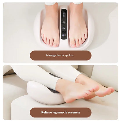 Foot Massager Machine with Heat & Kneading | Foot Pain Relief & Circulation System for Daily Muscle Recovery