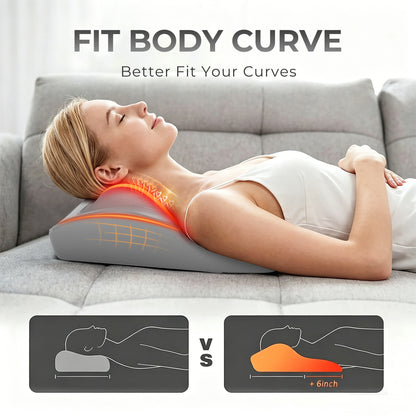 Electric Shiatsu Back and Neck Massager Pillow with Heat
