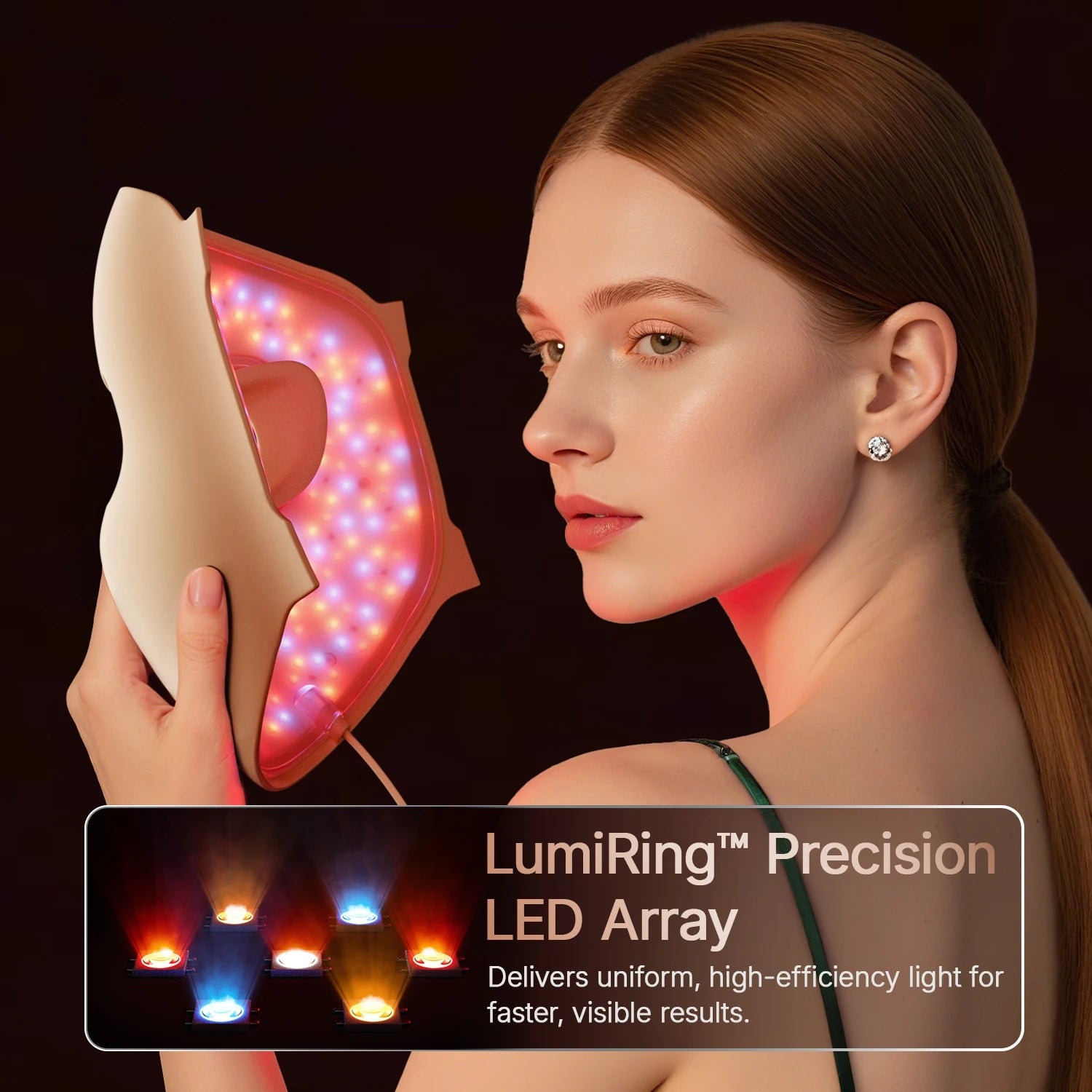 4D LED Light Therapy Face Mask – 4 Modes, 311 LEDs