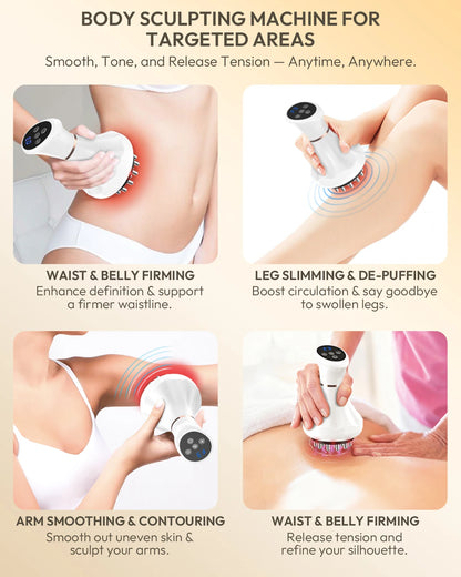 Lymphatic Drainage Body Massager – Heated Vibration Tool