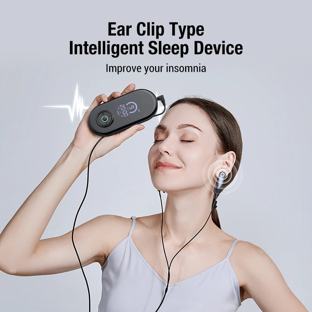 CES Microcurrent Sleep Aid Device – Ear Clip Insomnia Relief