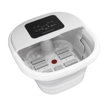 Smart Foldable Foot Spa Soaker | 8L Capacity, 8 Massage Rollers, Remote Control & Adjustable Temperature | 420W Heated Foot Bath Tub