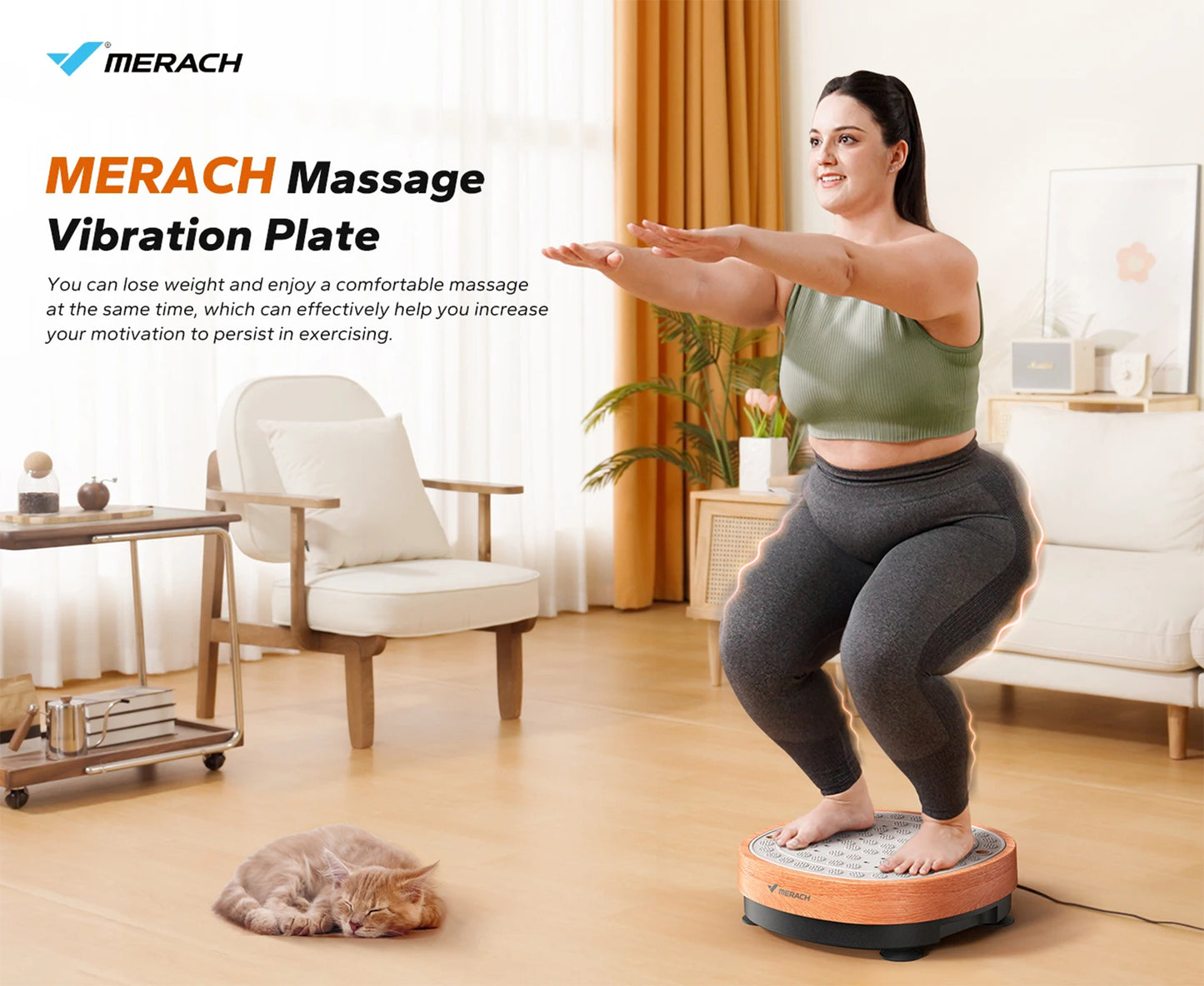 Whole-Body Vibration Plate | 99 Speeds + 9 Auto Modes | Foot Massage | 330 lb Capacity | Remote + Resistance Accessories