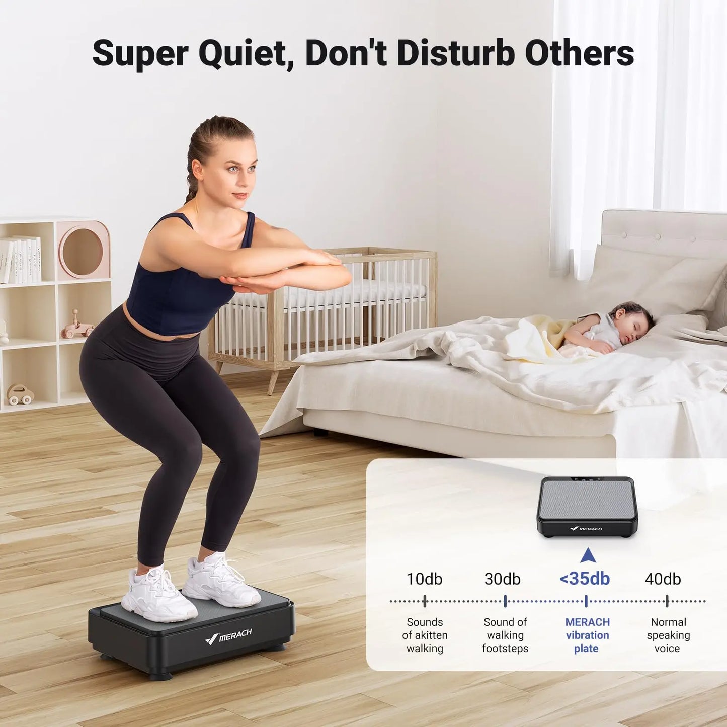 Vibration Plate Exercise Machine | Mini Full Body Vibration Platform for Fat Burning, Pain Relief & Sleep Support | 99 Speeds + Remote