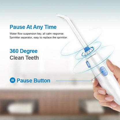 Professional Oral Irrigator | 1800 Pulses/min, 800ml Tank, 5 Tips & Adjustable Pressure | Electric Water Flosser for Braces, Implants & Gum Health