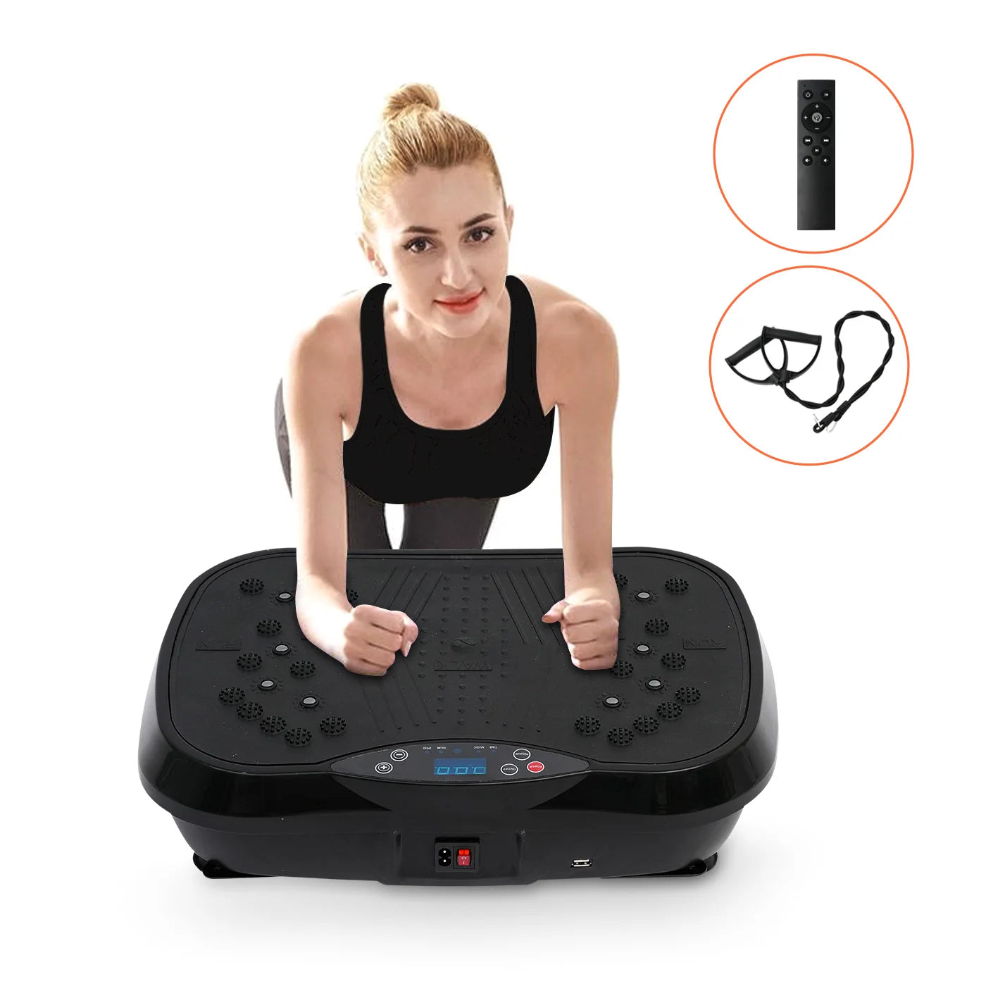 Vibration Plate Exercise Machine | Full Body Shaker with 99 Speeds, 5 Programs, LCD Display & Remote Control