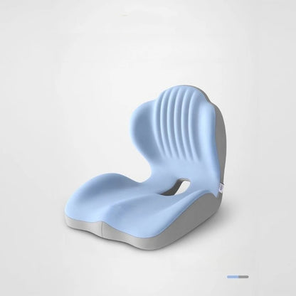 Seat Cushion with Back Support | Memory Foam Office Chair Cushion | Ergonomic Seat and Lumbar Support for Posture