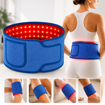 Red Light Therapy Belt for Back & Joint Pain | Infrared LED Recovery Wrap | High-Intensity Output