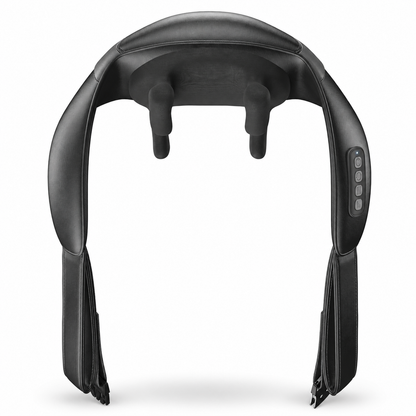 Cordless Shiatsu Neck and Shoulder Massager with Heat | 6 Kneading Nodes, 2 Speeds, 2 Heat Levels, Hands-Free Strap & 90-Minute Runtime