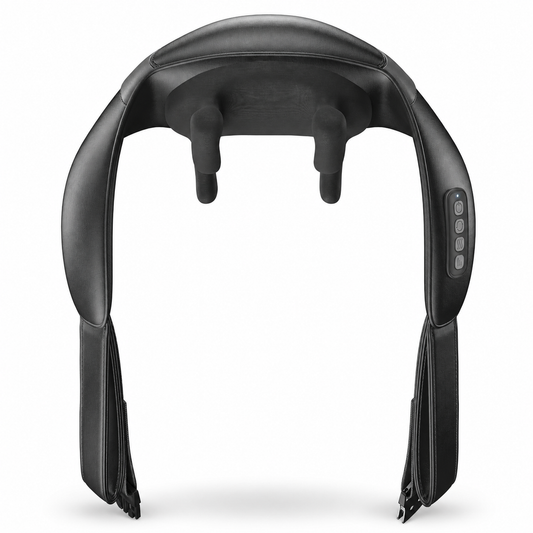 Cordless shiatsu neck and shoulder massager