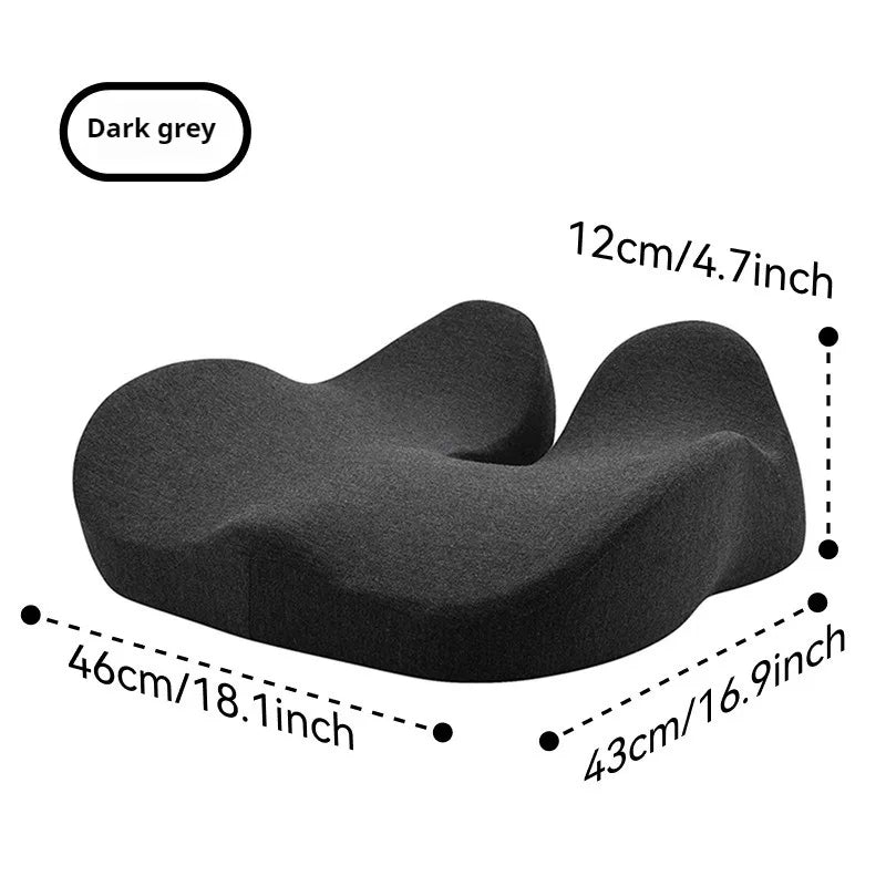 Thick Memory Foam Seat Cushion | Office Chair Cushion for Long Sitting | Ergonomic Coccyx and Hip Support