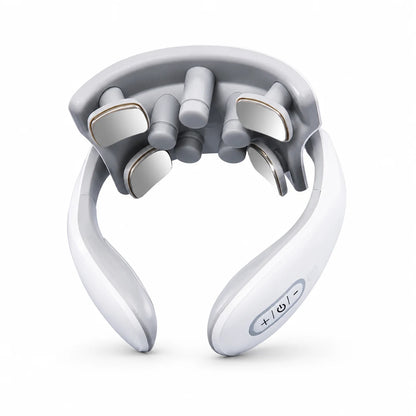 Portable Neck Massager with 5 Massage Modes, Gentle Warmth, Ergonomic Fit for Home, Office & Travel
