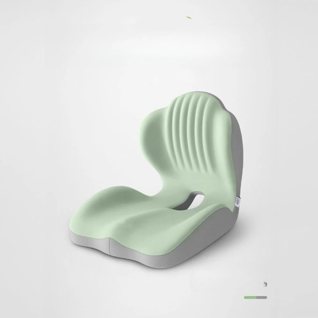 Seat Cushion with Back Support | Memory Foam Office Chair Cushion | Ergonomic Seat and Lumbar Support for Posture