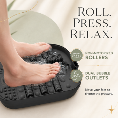 Heated Foot Spa Bath Massager with Bubbles, Temperature Control, Remote & Pedicure Kit | Foot Soaker Tub for Home Use