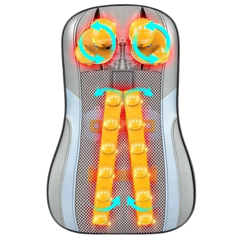 Shiatsu Neck and Back Massager with Heat | Deep Kneading Massage Pillow for Neck, Shoulders & Lower Back