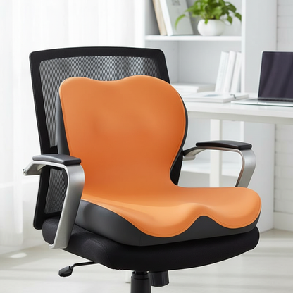 Seat Cushion for Office Chair | Memory Foam Coccyx Cushion | Back and Tailbone Support