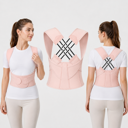 Posture Corrector Brace | Adjustable Back Support for Kids, Students & Adults, Shoulder Alignment & Daily Posture Support