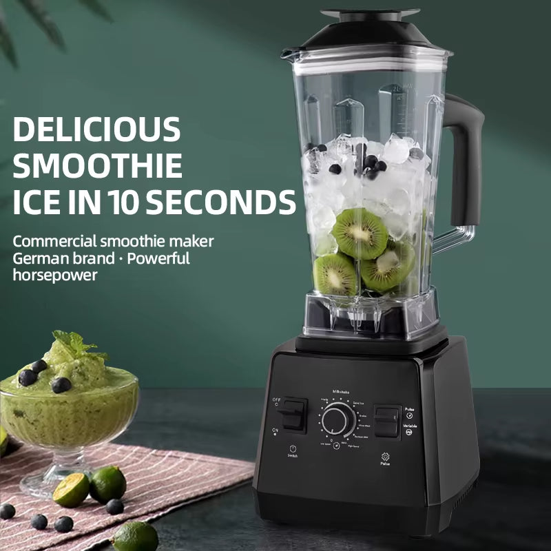 Professional Blender & Grinder Combo | 2400W Peak Power, 68oz BPA-Free Pitcher, 25000 RPM Ice Crusher | Smoothies, Shakes & More