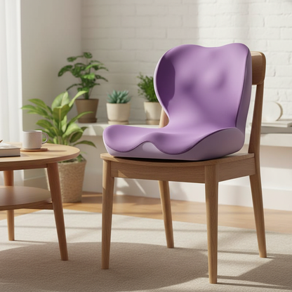 Orthopedic Seat Cushion for Office Chair | Memory Foam Coccyx & Tailbone Pain Relief Pillow, Washable Cover, Ergonomic L-Shape Design for Posture Support