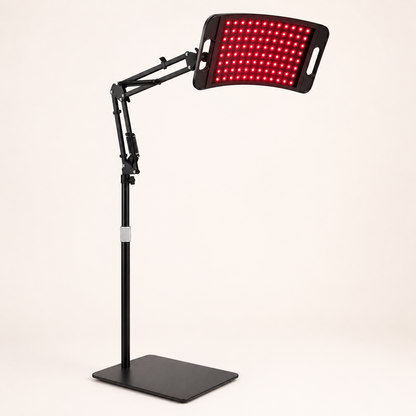 Red Light Therapy Panel with Adjustable Stand | 660nm & 850nm Near Infrared LED Lamp, 30-Minute Timer for Face & Body