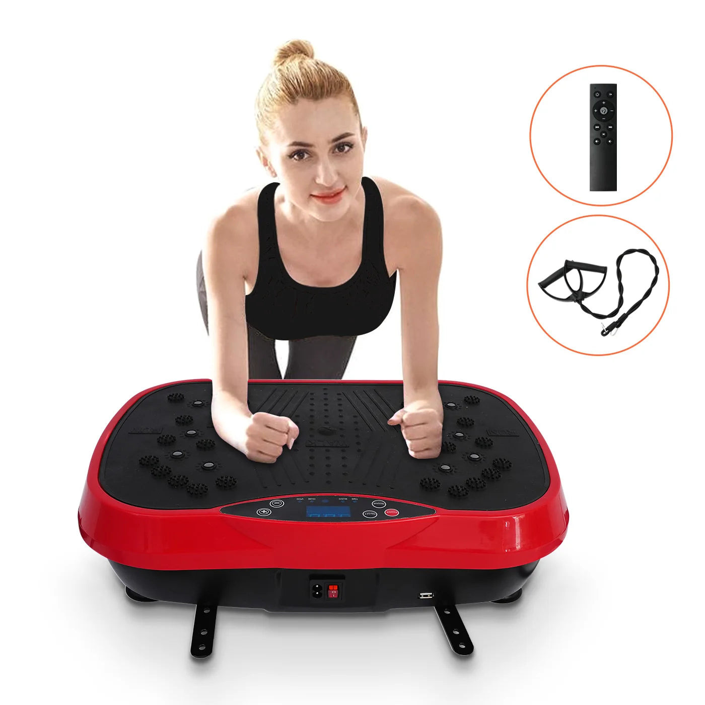 Vibration Plate Exercise Machine | Full Body Shaker with 99 Speeds, 5 Programs, LCD Display & Remote Control