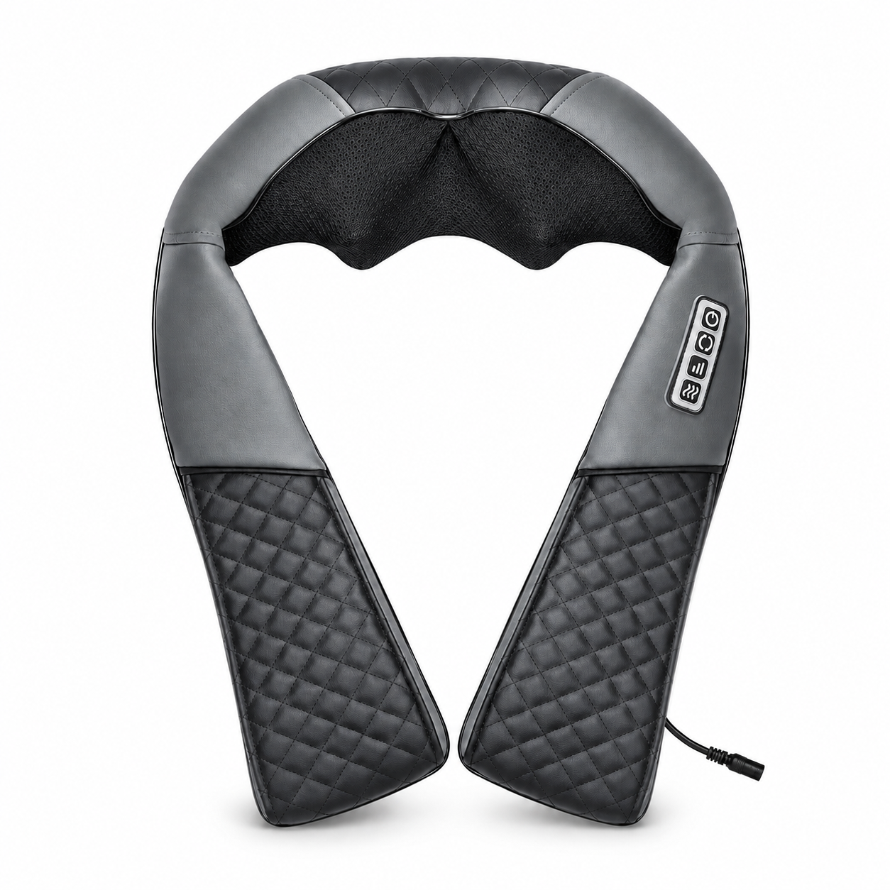 Shiatsu Neck and Shoulder Massager with Heat | 8 Kneading Nodes, 3 Speeds, Auto Reverse & Car Adapter
