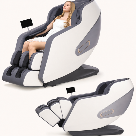 4D Full Body Massage Chair with 57-Inch SL Track | AI Voice Control, 12 Programs, Body Scan, Graphene Heat & Zero Gravity