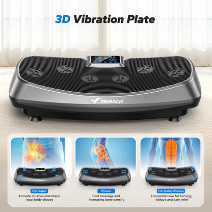 3D Vibration Plate Exercise Machine | Full Body Toning, Fat Burning & Home Fitness